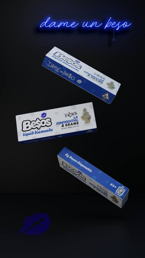 Besos La Confidential 2G Disposable,where to buy besos la confidential 2g disposable,besos live resin disposable,besos wax pen,besos cart