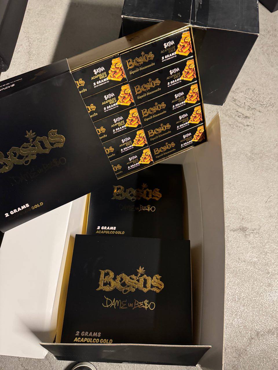 Gold besos 2g dispo review ,besos gold